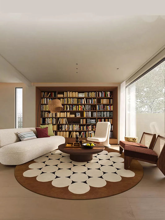 Handmade Tufted Round Rug