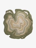 Handmade Olive Wool Area Rug