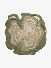 Handmade Olive Wool Area Rug