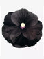 Black flower shaped rugs