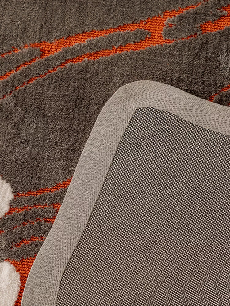 Feuage irregular shaped area rugs