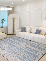 Noison Blue Textured Area Rug