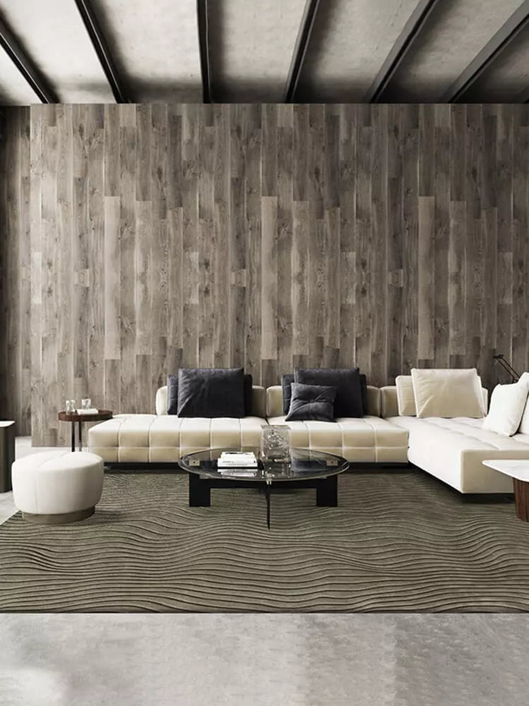 Janice Wave Striped Pattern Rug