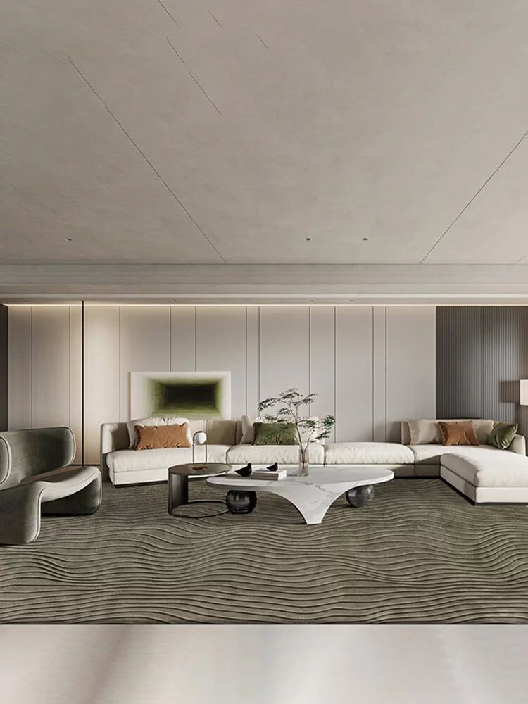 Janice Wave Striped Pattern Rug