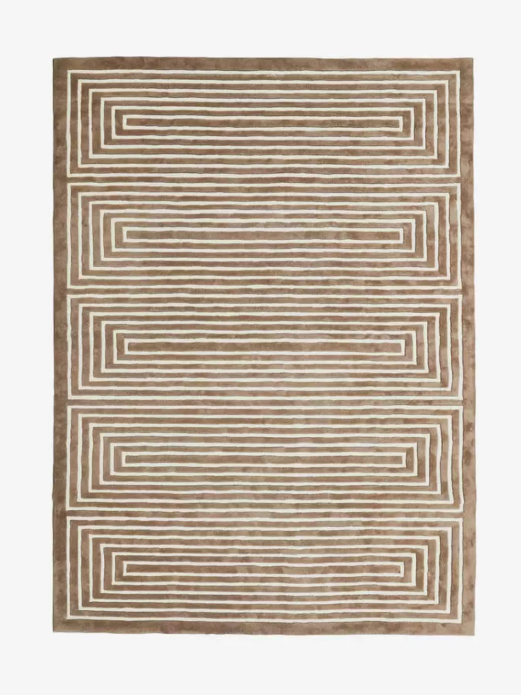 Astrid modern geometric rug Main image