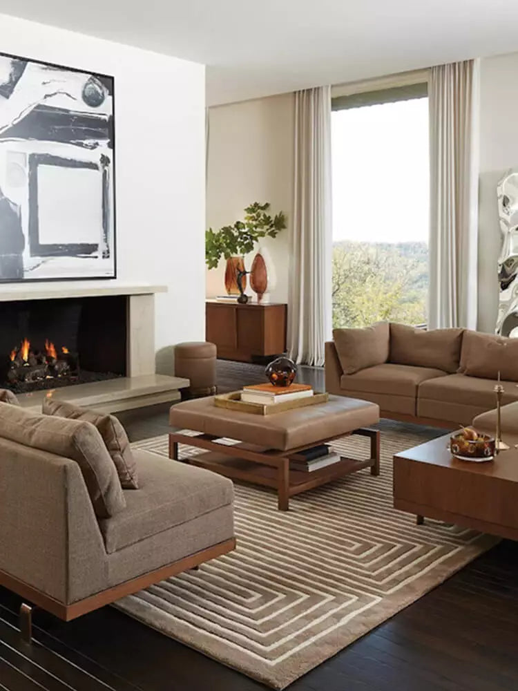 Astrid modern geometric rug