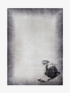 Light Grey Cat Tufted Rug