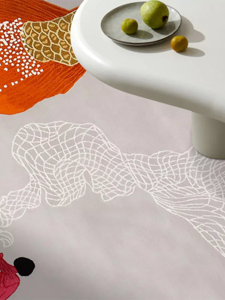 Koi area rug