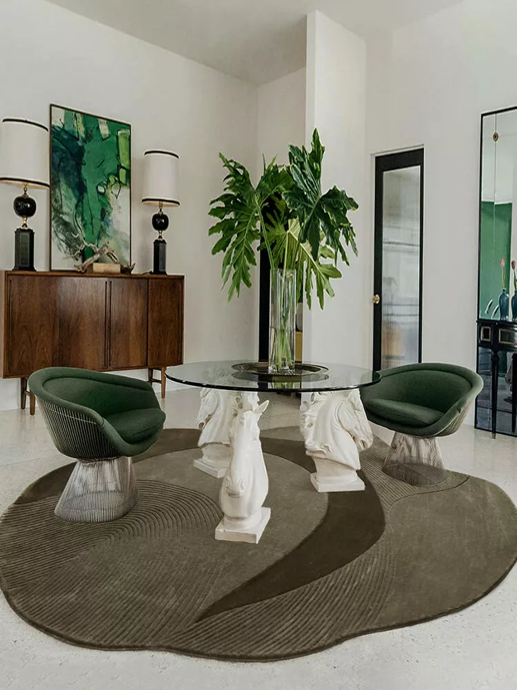 Lines Modern Shaped Rug