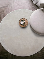 Linien Round Area Rug