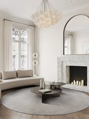 Linien Round Area Rug