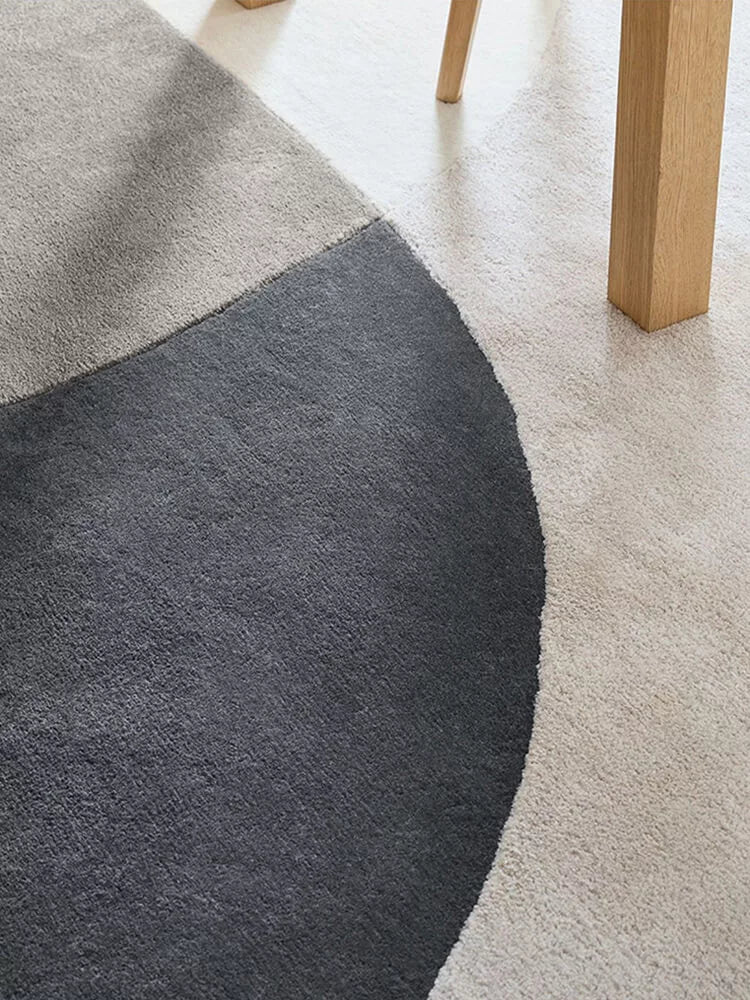 Nikole Round Geometric Rug