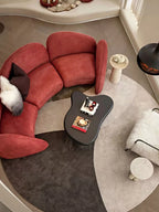 Nikole Round Geometric Rug