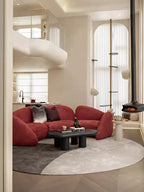 Nikole Round Geometric Rug