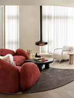 Nikole Round Geometric Rug