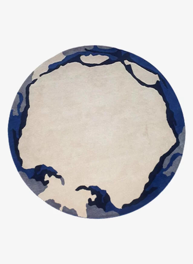 Almeno Abstract Round Rug