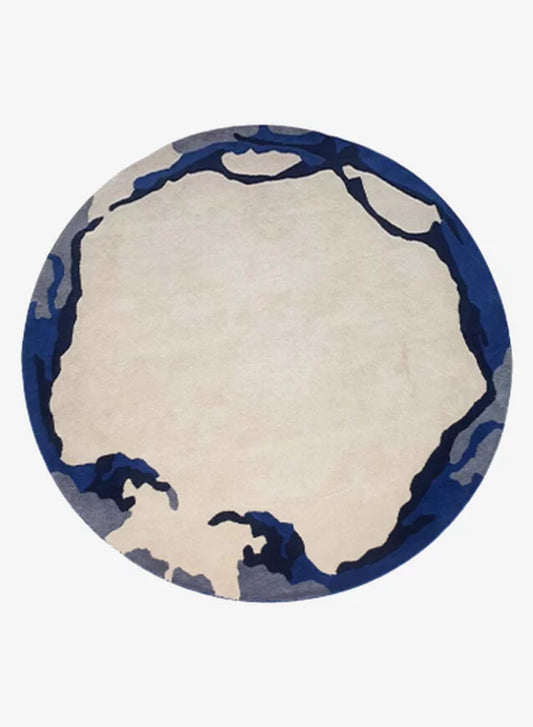 Almeno Abstract Round Rug