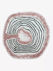 Pinkon Irregular Round Rugs