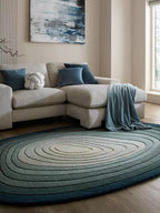 Omase Shaped Modern  Rug