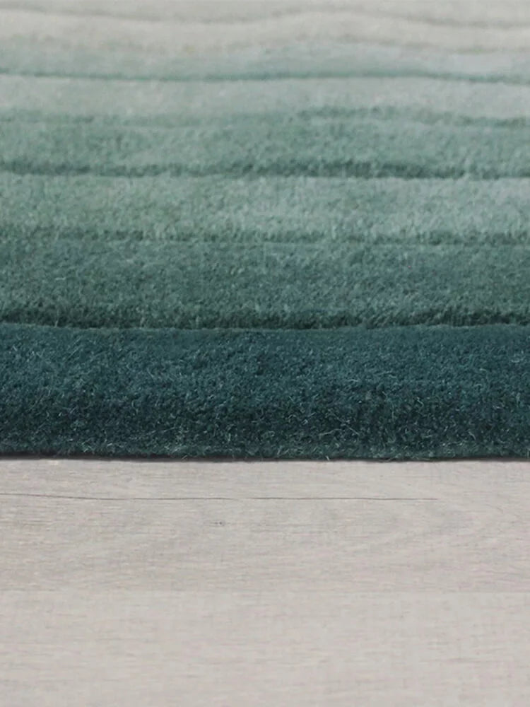 Omase Shaped Modern  Rug