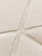 Garsea ivory textured rug