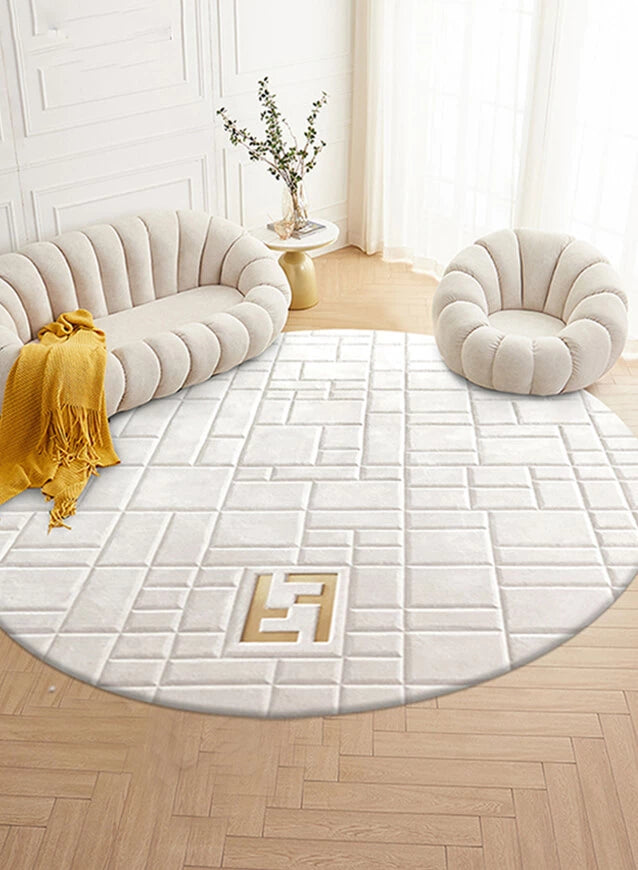 Handmade Tufted  Round Rug