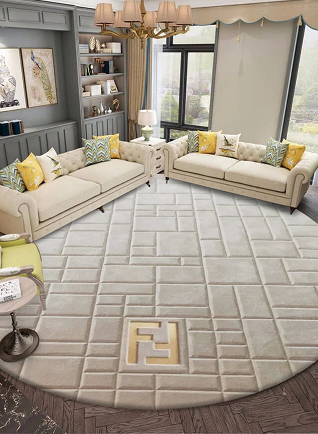 Handmade Tufted  Round Rug