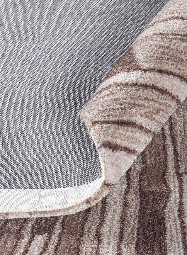 Noirse Wool Striped Area Rug