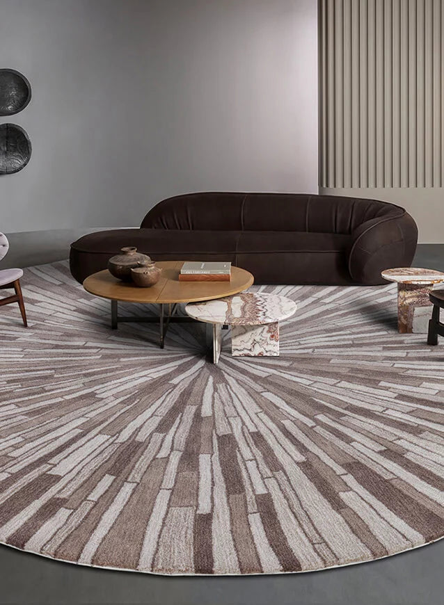 Noirse Wool Striped Area Rug