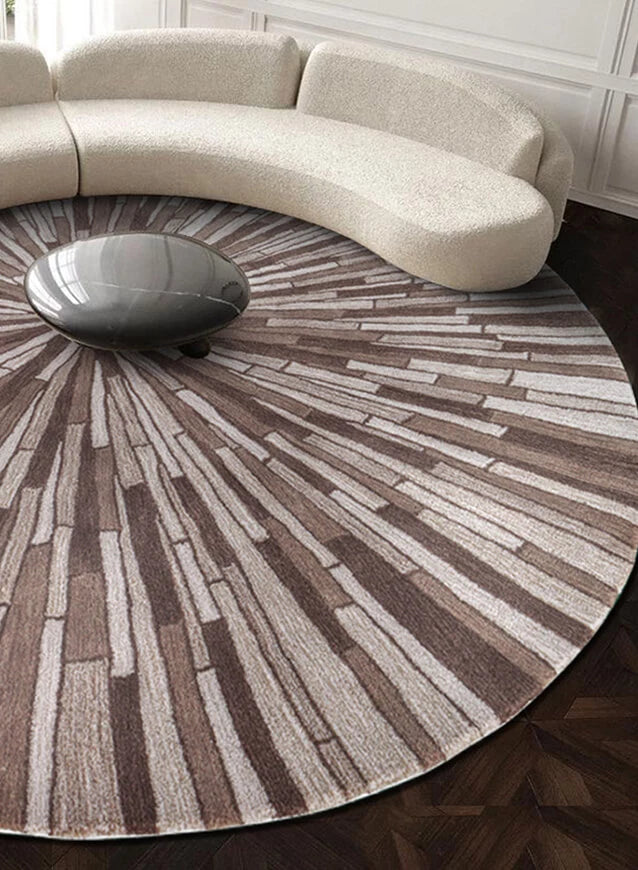 Noirse Wool Striped Area Rug