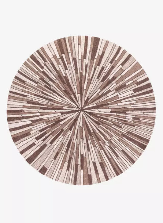 Noirse Wool Striped Area Rug