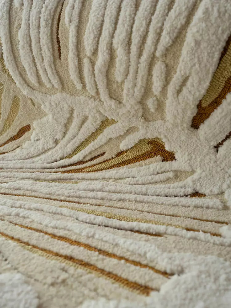 Taniea Yellow Textures Rug