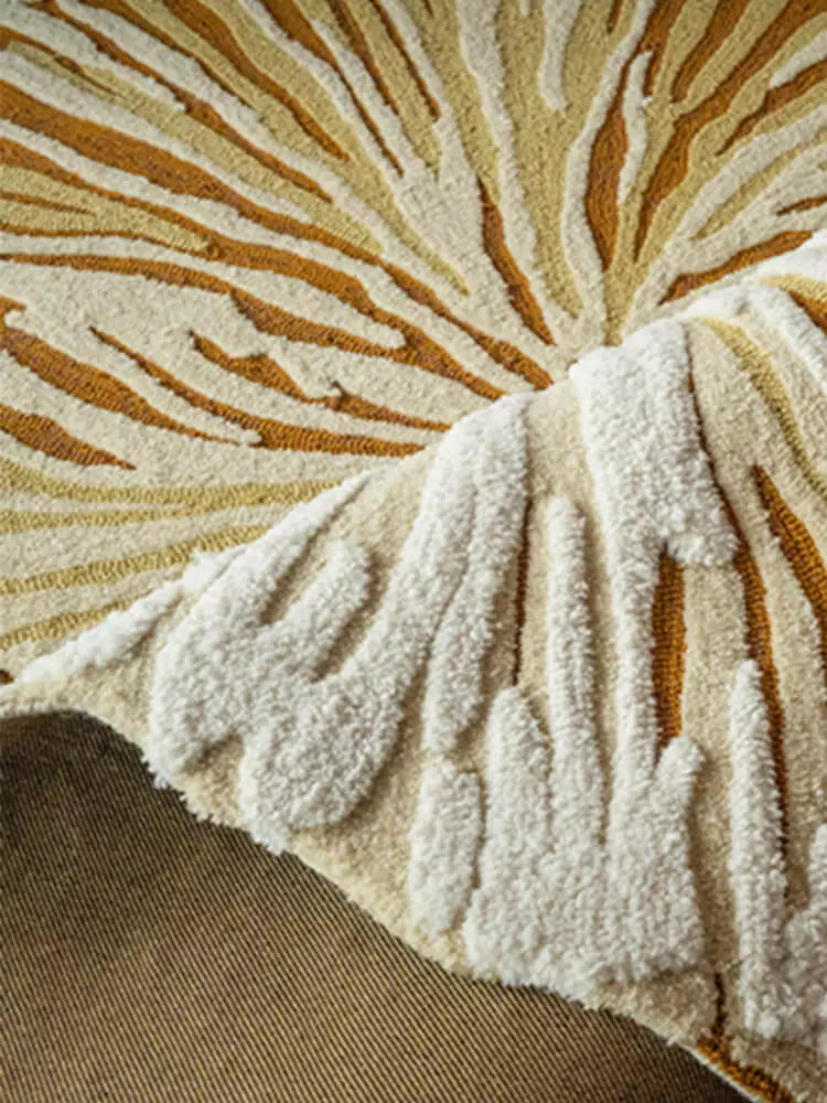 Taniea Yellow Textures Rug