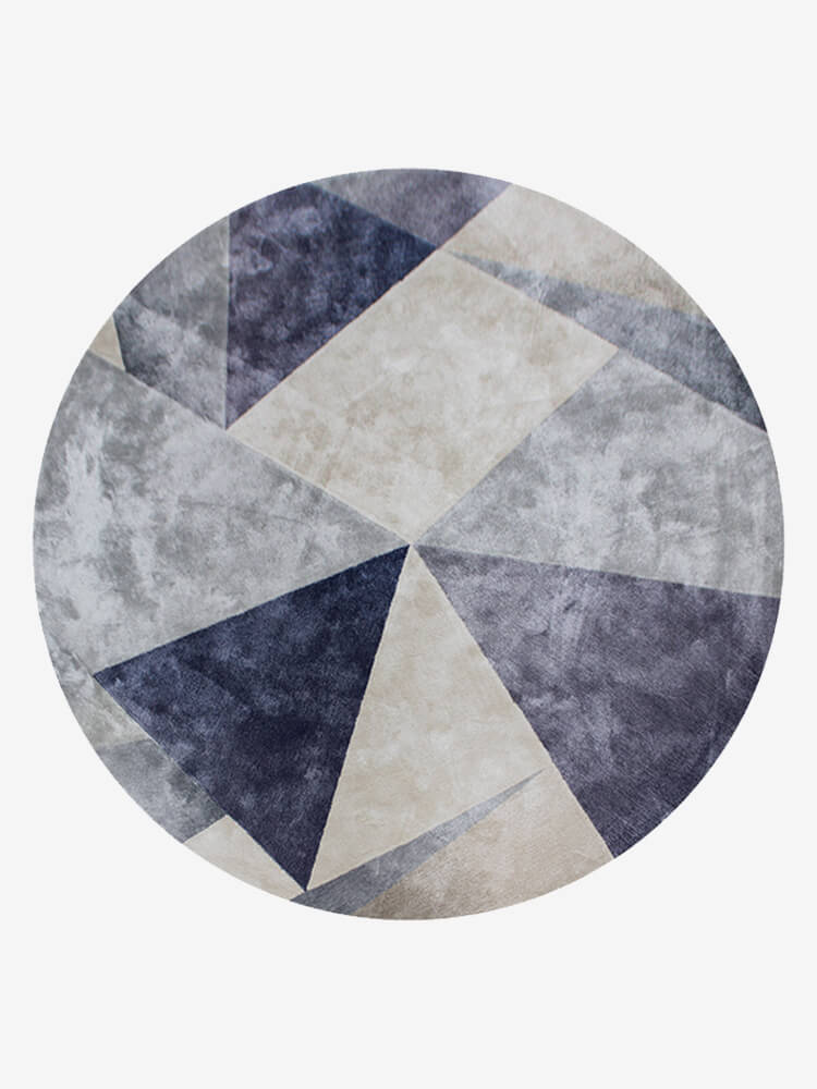 Adele Abstract Round Wool - Houseoon Main image