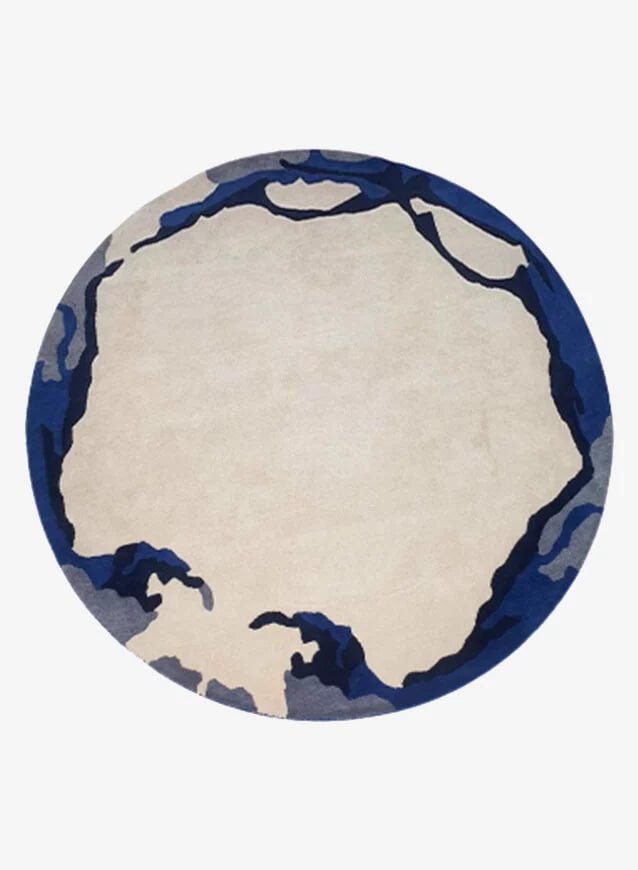 Almeno Abstract Round Rug - Houseoon Image principale du produit