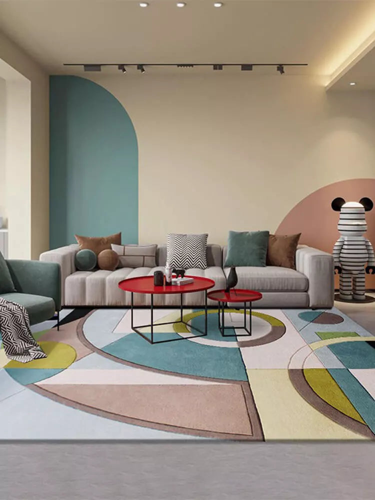 Daryne geometric pattern rug