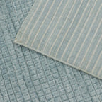 Bamboo fiber modern area rug