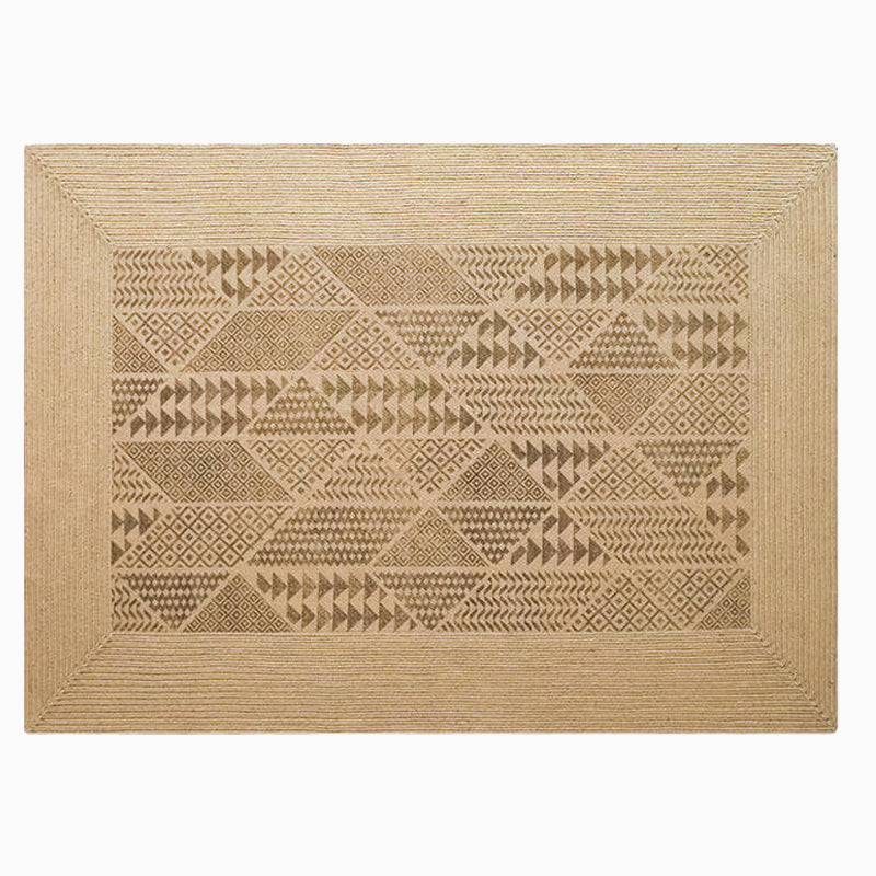 Hand Woven Jute Rug Rectangle