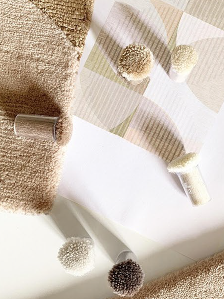 Forms irregular shaped rugs