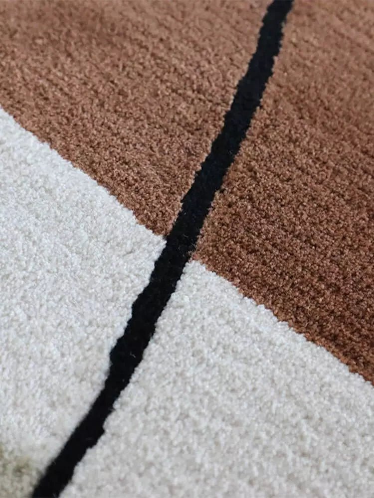Aslion abstract geometric rug - Houseoon