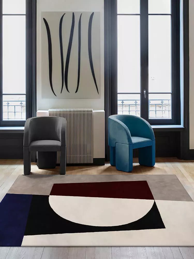 Ausaus Round Area Rug - Houseoon