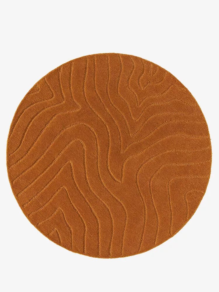 Textured Neutral Round Rug Awave Round Neutral Rug – Houseoon