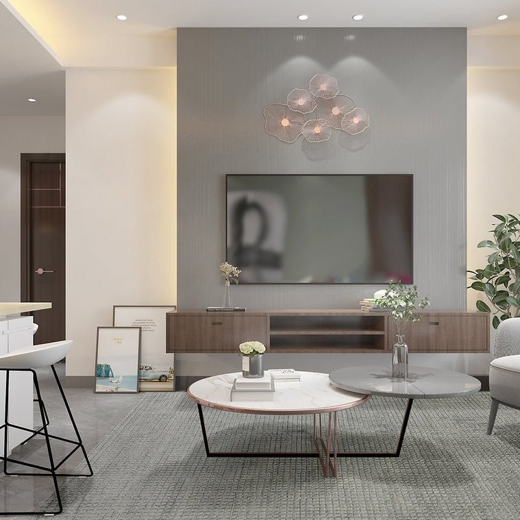 Bamboo fiber modern area rug - Houseoon
