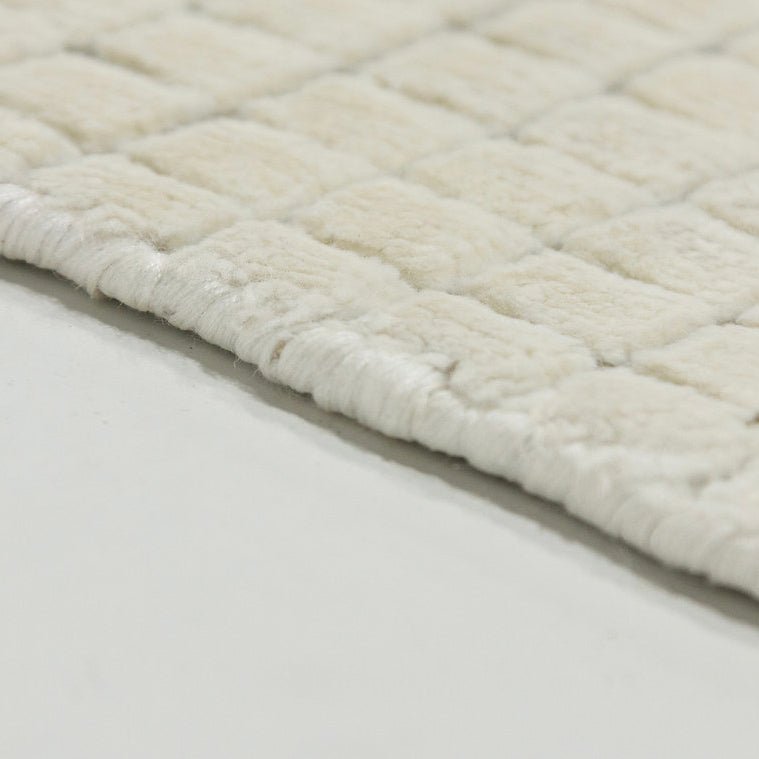Bamboo fiber modern area rug - Houseoon