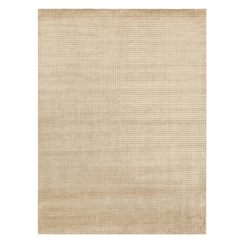 Bamboo fiber modern area rug - Houseoon
