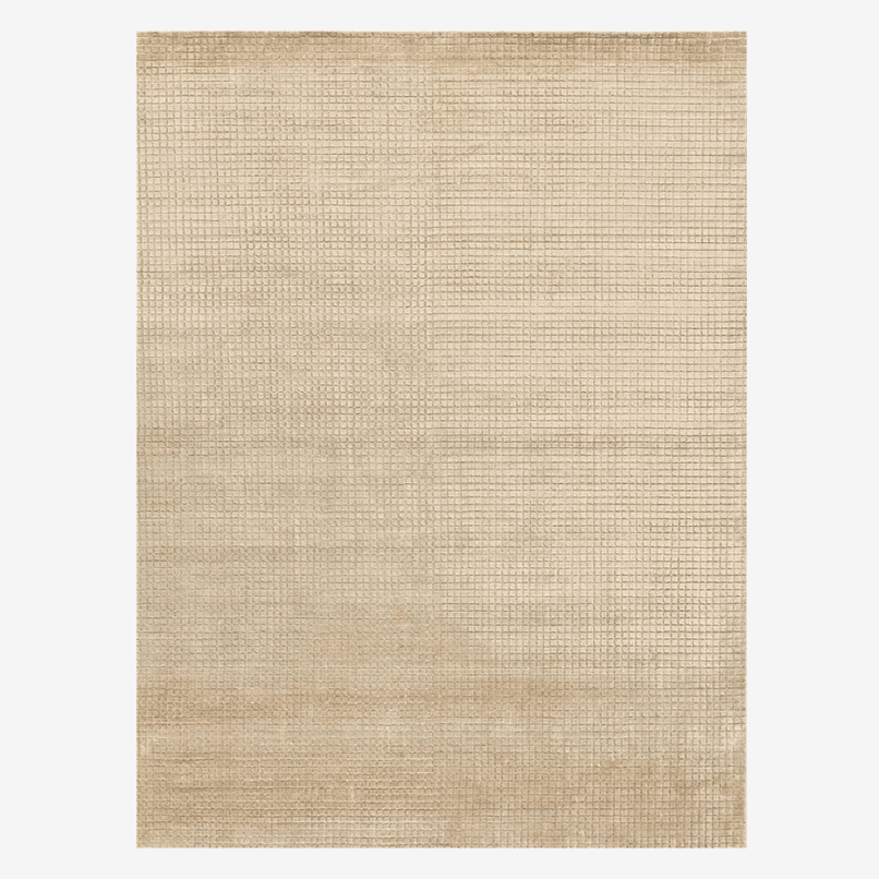Bamboo fiber modern area rug - Houseoon Main image