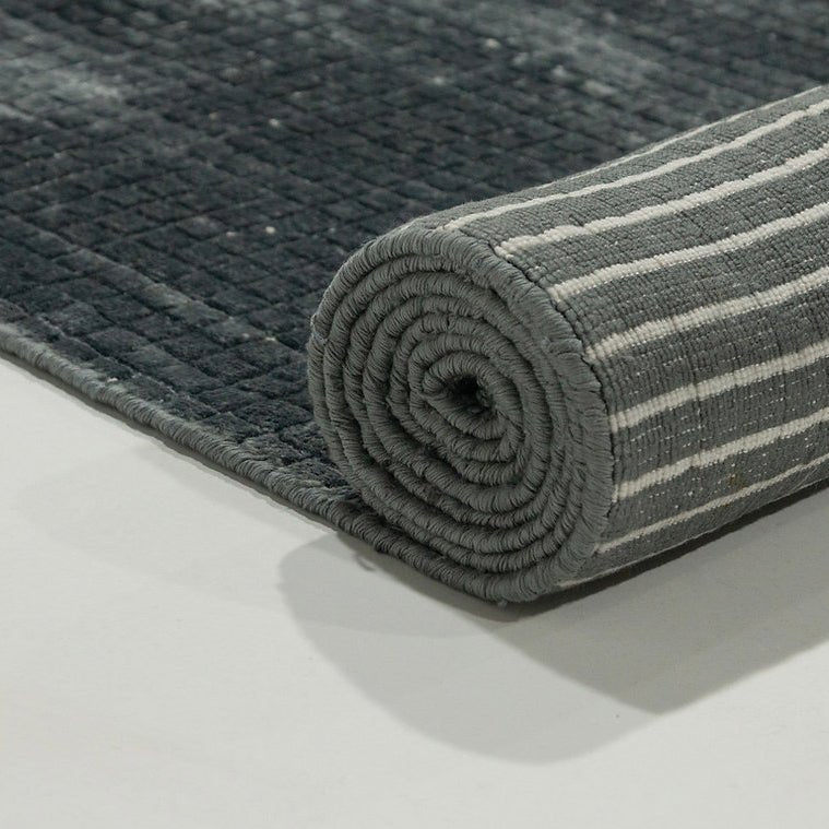 Bamboo fiber modern area rug - Houseoon