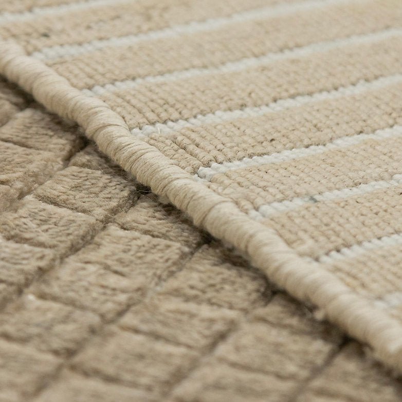 Bamboo fiber modern area rug - Houseoon