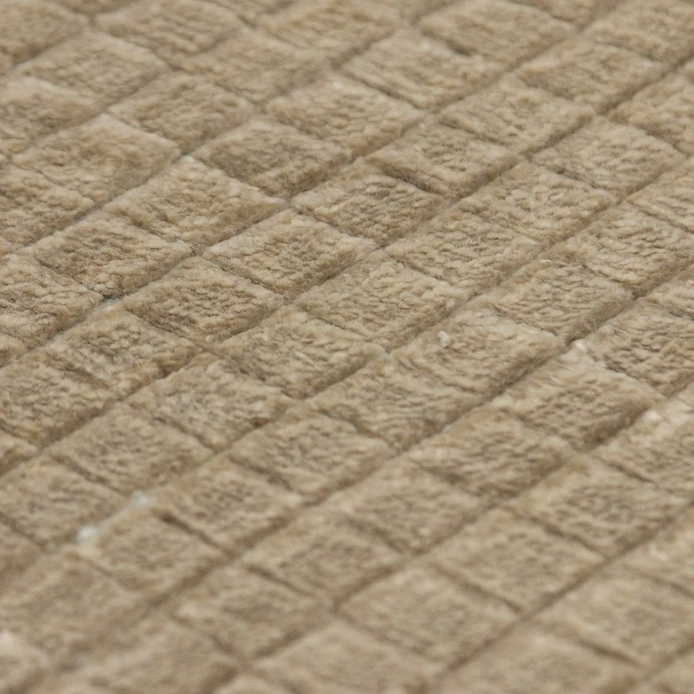 Bamboo fiber modern area rug - Houseoon