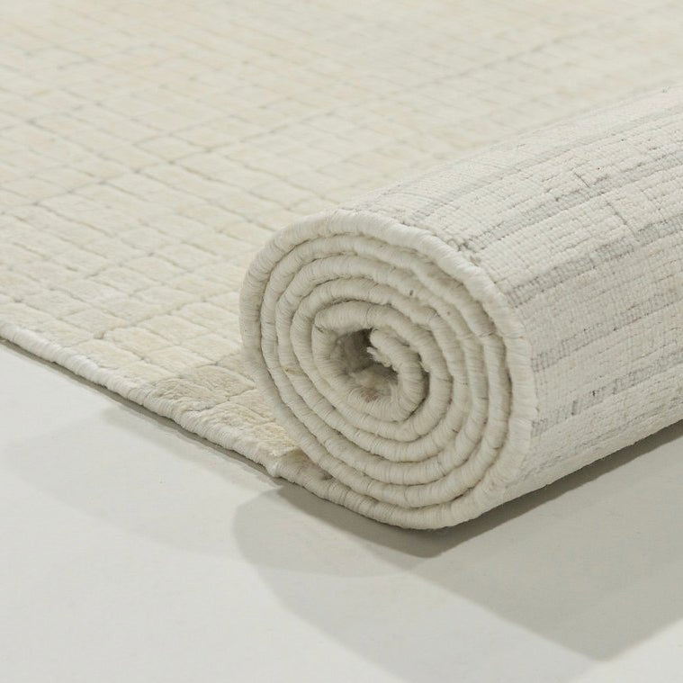 Bamboo fiber modern area rug - Houseoon